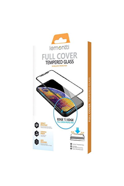 lemontti Фолио Стикла Full Fit Samsung Galaxy A14 5G Черен (1 брой, 9H, 0.33мм)