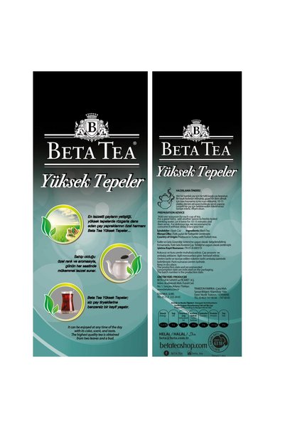 Beta Tea Beta Yüksek Tepeler Türk Çayı 500 Gr
