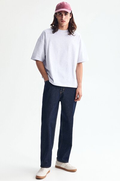 H&M Pamuklu Tişört Oversized Fit