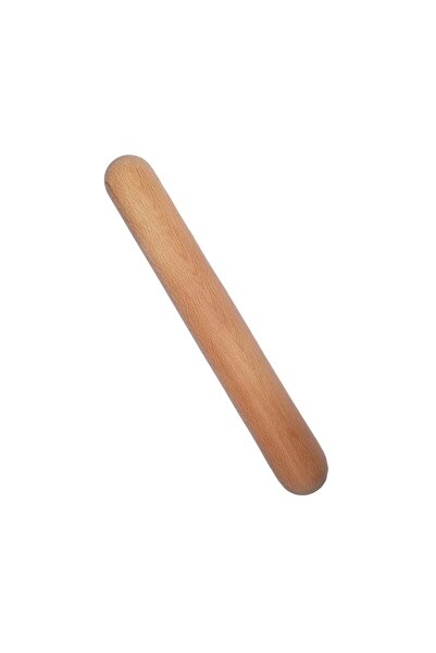 Herdemyeşil Mini Masif Ahşap Merdane Sade 35 cm