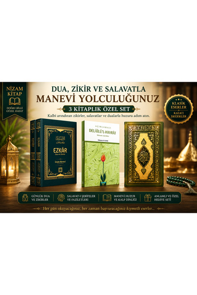 Semerkand Yayınları Günlük Dua ve Zikir 3'lü Kitap Seti | Ezkar - Delailül Ha...