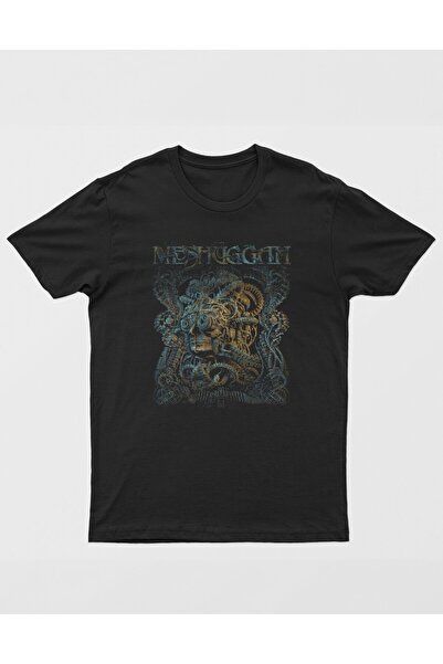 buzagi tasarım ürünleri Meshuggah Regular Fit Black Unisex T-Shirt