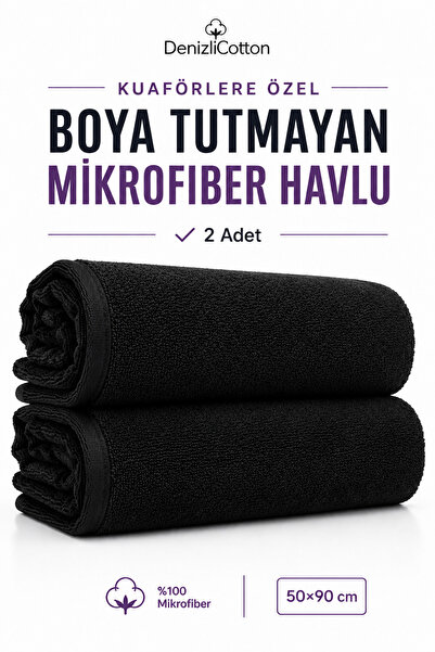 denizlicotton Prosop de păr din microfibră anti-vopsea, special pentru coafor...