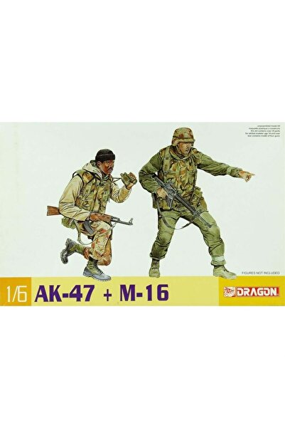 Dragon 75035 1/6 Ölçek, AK-47 ve M16 Silahları Plastik Model Kiti