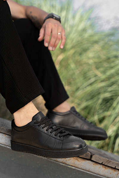 PANORAMA Premium Ανδρικό Sneaker με Εσωτερικό και Εξωτερικό Δερμάτινο Υλικό γ...