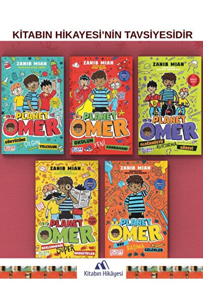 Gülce Kitap Planet Ömer serisi(5kitap)