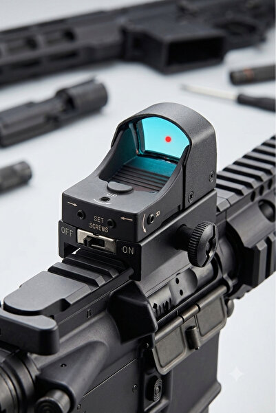 Forestia Taktikal Tüfek Nişangah Hedefleme Reddot Sight Jh-600 Çift Renk Nokt...