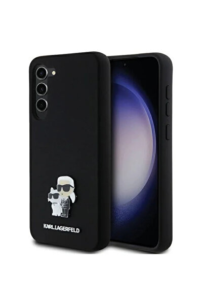 Karl Lagerfeld Carcasă din silicon Karl&Choupette cu agrafe metalice pentru S...