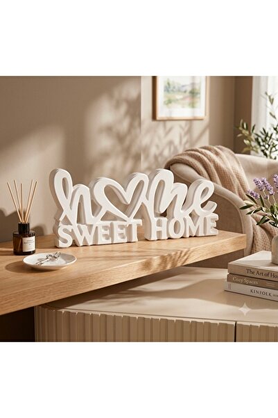 M&C Concept Home Sweet Home Tasarım İskandinav Taş Obje - Dekoratif Masa Ve R...