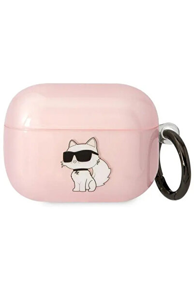 Karl Lagerfeld KLAPHNCHTCP Husă Airpods Pro roz/roz Ikonik Choupette