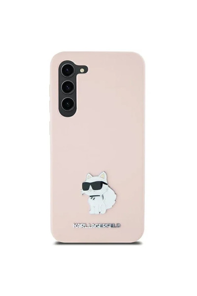 Karl Lagerfeld Husă din silicon Choupette cu elemente metalice pentru Samsung...