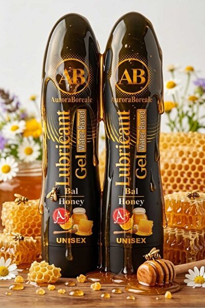 AuroraBoreale Premium Kayganlaştırıcı Jel Büyük Boy A+ Bal Aromalı Su Bazlı L...