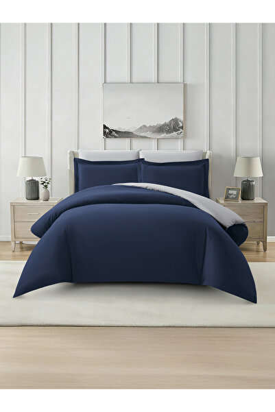 Donetella Solid Duvet Cover Set 6-Pcs, King Size 220×240 cm Bed, Brushed Micr...