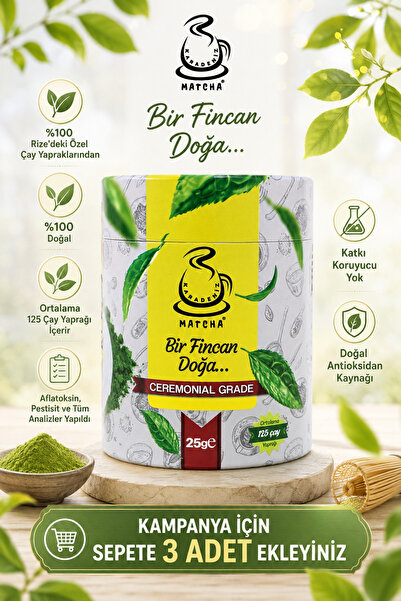 Karadeniz Matcha Ceremonial Grade Matcha Çayı 25 gr (%100 YERLİ)