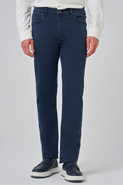Morven Pantaloni de blugi pentru bărbați, albastru bleumarin, cu 5 buzunare, ...