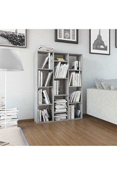 Concept Separator cameră/Bibliotecă, stejar sonoma, 100x24x140 cm, PAL
