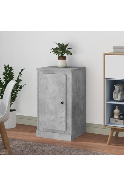 Concept Servantă, gri beton, 37,5x35,5x67,5 cm, lemn prelucrat
