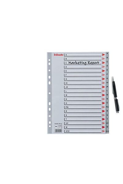 Esselte Index din plastic A4 index A-Z
