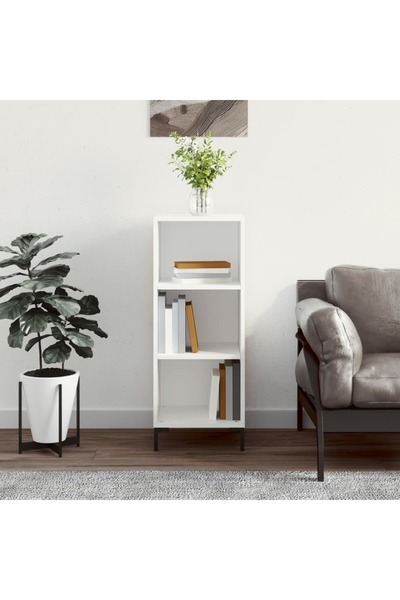 Concept Servantă, alb, 34,5x32,5x90 cm, lemn prelucrat