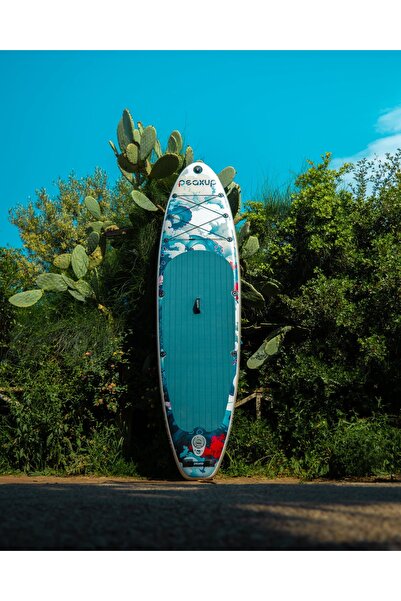 PEAXUP Ahtapot Desenli Şişirilebilir Stand Up Paddle Board (SUP) Tam Set - 33...