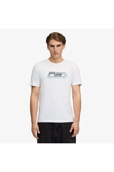 Puma Future Archive Graphic Unisex Beyaz T-Shirt
