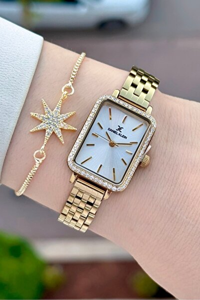 Daniel Klein Women's Wristwatch and Bracelet