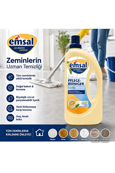 Tüm Zeminler Kirlenme Önleyici Temizleyici 1lt