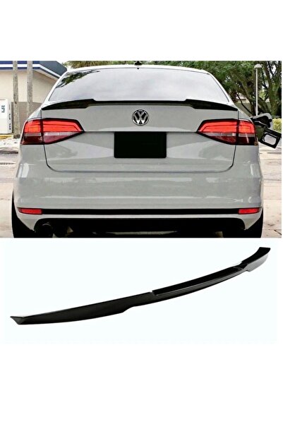autogp Vw jetta bagaj üstü spoiler pianoblack boyalı yarasa 2011 / 2017