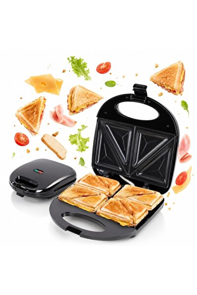 Kamille Sandwich-maker Kamille, aparat compact pentru sandvisuri calde - KM6716