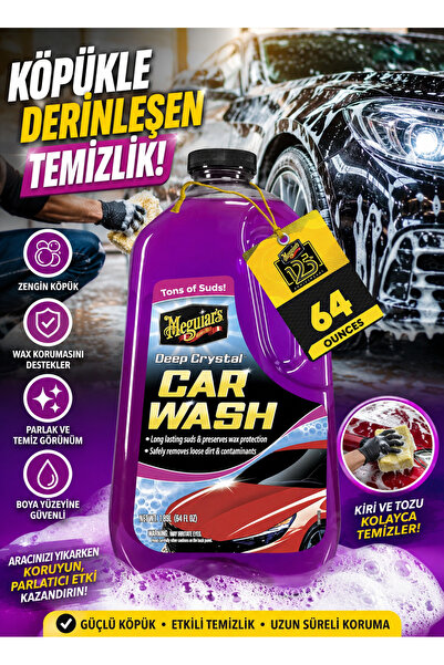 Meguiars Deep Crystal Car Wash Premium Oto Şampuan 1.89 lt