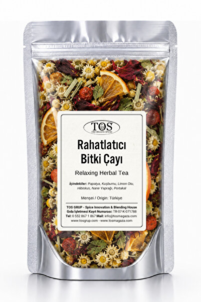 TOS The Organic Spices شاي الأعشاب المهدئ 40 جرام (1.) شاي أعشاب مريح عالي ال...