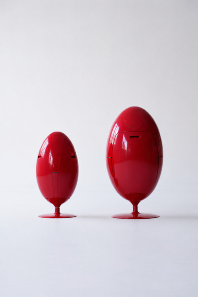 miniforms Egg Bin Tasarım Çöp Kutusu Kırmızı Small Boy