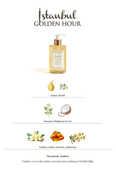 Atelier Rebul İstanbul Golden Hour Armut ve Vanilya Sıvı Sabun 250 ml