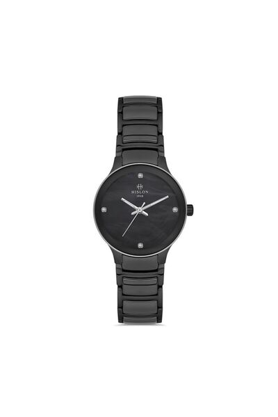 Hislon Ql110B-04Sb Real Diamond Embedded Sapphire Glass 5 Atm Water Resistant...