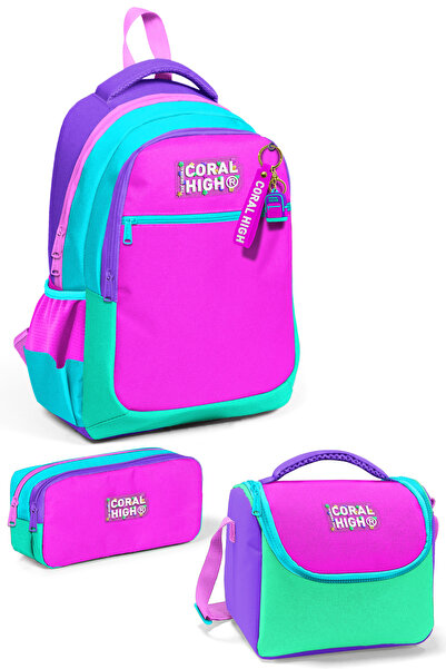 Coral High Kids Multicolored 3-Piece School Bag Set Set0114426
