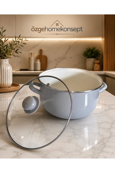 özgehomekonsept 24 cm Enamel Yogurt Fermentation Pot – 5 Liters |