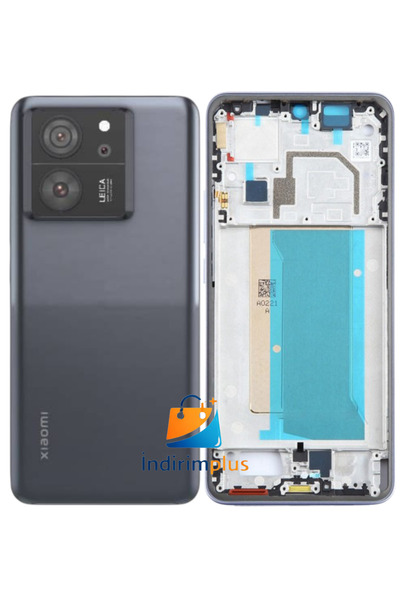 indirimplus Mi 13T Kasa Arka Kapak Siyah Renk Mi 13T Arka Kapak Kasa