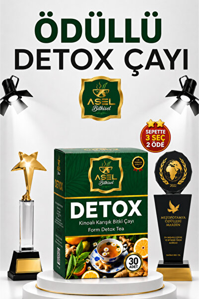 ASEL DETOX zayıflama1 kilo.verme Detox Karışık Bitki- Çayı FİT YAŞAM tok tutm...