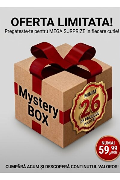 CADOU Set Mega Surpriză - Cutie cu Minim 26 de Produse Diverse