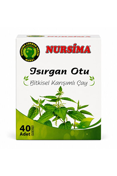 Nursima Isırgan Otlu Bitkisel Karışımlı Çay 40 'lı Süzen Poşet