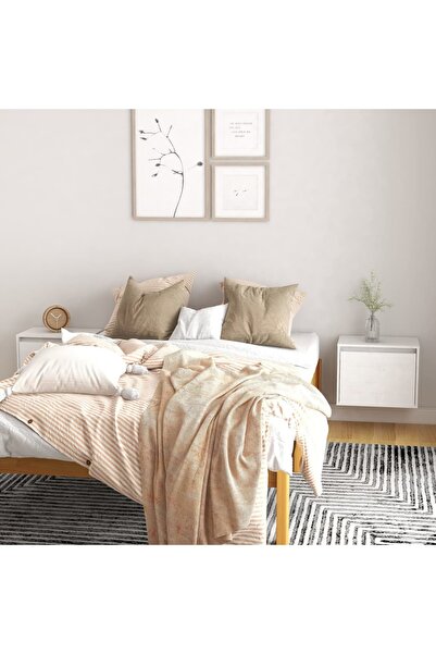 Concept Dulapuri de perete, 2 buc., alb, 45x30x35 cm, lemn masiv de pin