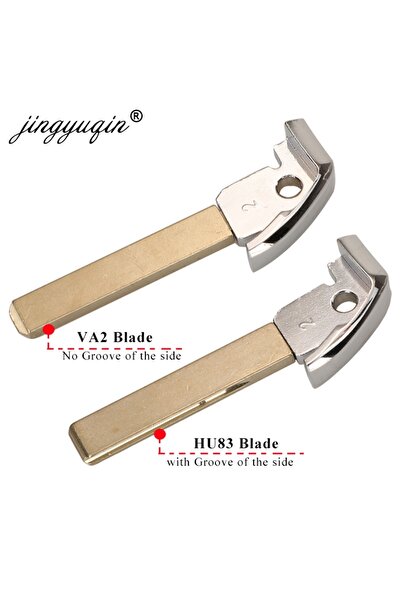 Choice 3 Buttons jingyuqin HU83 / VA2 Emergency Insert Key Blade For Peugeot ...