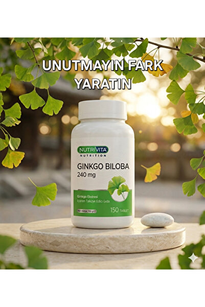 Nutrivita Ginkgo Biloba 240 Mg 150 Tablet