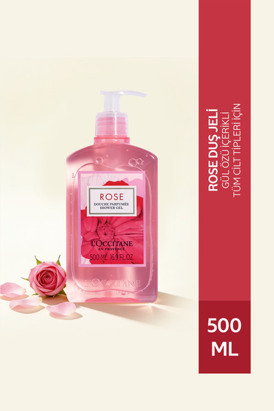 L'Occitane ROSE SHOWER GEL - PÜRÜZLEŞTİRİCİ GÜL DUŞ JELİ - 500 ML DEMBA2624