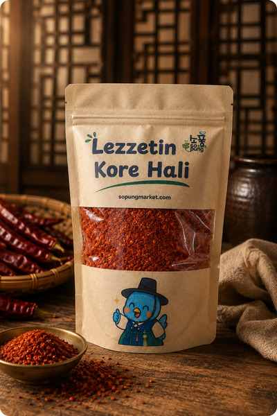 Sopung Kore Market Özel İpek Pul Biber - 490 Gr