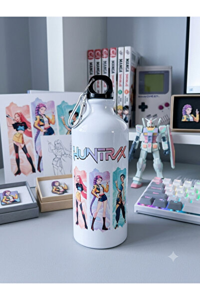 ALPŞAN TİCARET Demon Hunters K-Pop Karakterli Alüminyum Matara Spor Suluk 600 ml