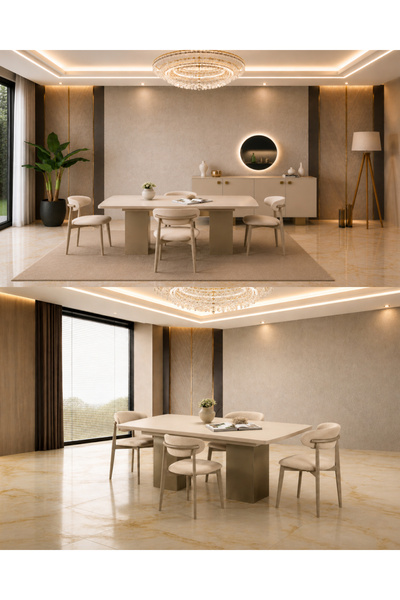 inegölmobilyası Zen Yemek Odası Takımı %100 MDF