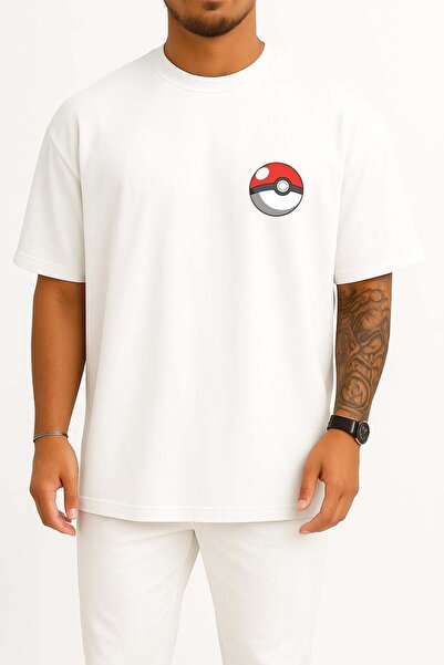 Bahriyeli Collection Oversized Sandshrew Pocket and Backpack Design Unisex T-...