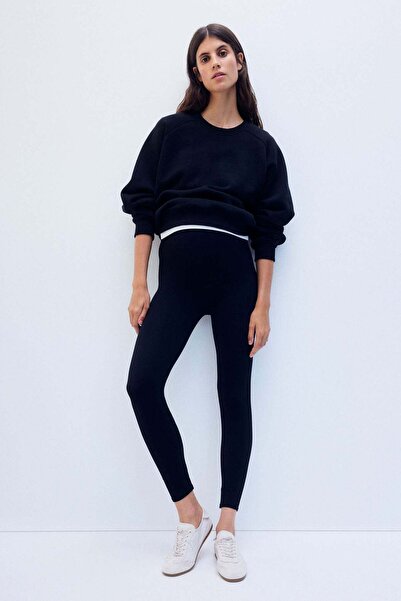 H&M MAMA Seamless ribbed leggings