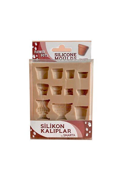 Smarta Silikon Kalıplar – Saksılar 10x13cm